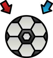 fútbol pelota vector icono diseño