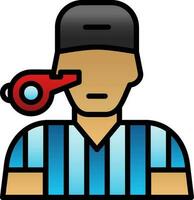 Referee Vector Icon Design