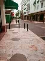 Exploring the vibrant Avenue mohamed v in tetouan, morocco photo