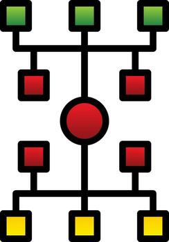 diseño de icono de vector de algoritmo