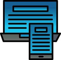 Responsive design Vector Icon Design