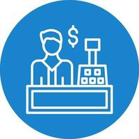 Cashier Vector Icon Design