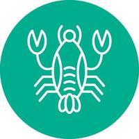 Lobster Vector Icon Design