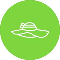 Sun hat Vector Icon Design