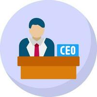 CEO vector icono diseño