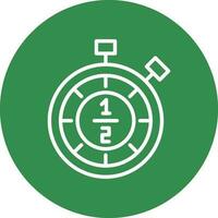 Half time Vector Icon Design