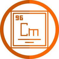 Curium Vector Icon Design