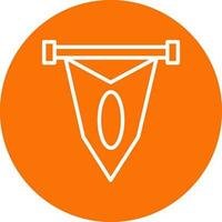 Pennant Vector Icon Design