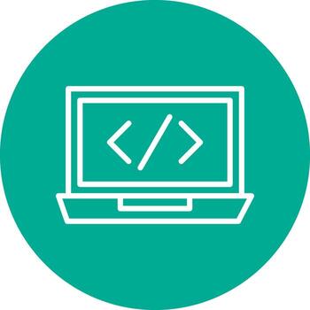 Coding Vector Icon Design