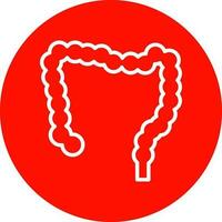 Large intestine Vector Icon Design