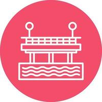 Pier Vector Icon Design