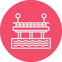 Pier Vector Icon Design