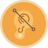 Percing line Vector Icon Design