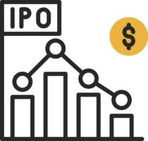 ipo vector icono diseño