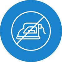 No iron Vector Icon Design
