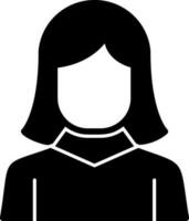 Girl Vector Icon Design