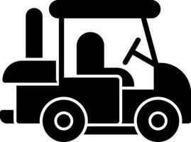 Golf cart Vector Icon Design