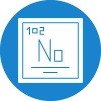 Nobelium Vector Icon Design