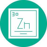 Zinc Vector Icon Design