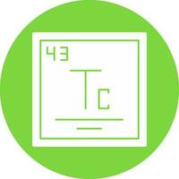 Technetium Vector Icon Design