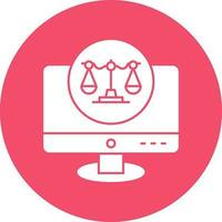 legal vector icono diseño