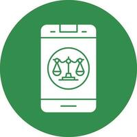 legal vector icono diseño