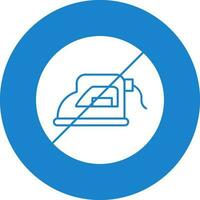 No iron Vector Icon Design