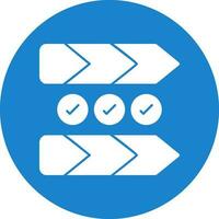Value chain Vector Icon Design