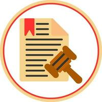 Legal document Vector Icon Design