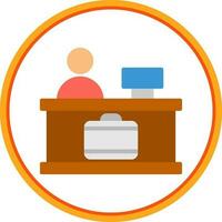 Check-in Vector Icon Design
