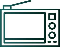 Television Vector Icon Design