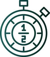 Half time Vector Icon Design
