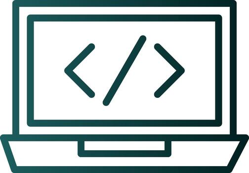 Coding Vector Icon Design