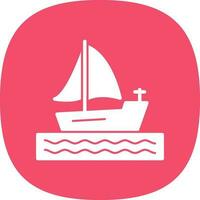 Boat Vector Icon Design