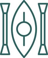 Kayak Vector Icon Design