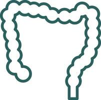 Large intestine Vector Icon Design