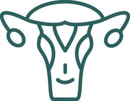 Uterus Vector Icon Design