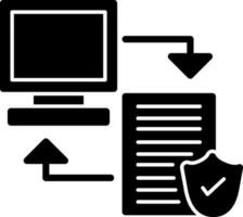 Data transfer Vector Icon Design