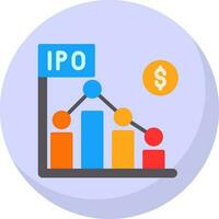 ipo vector icono diseño