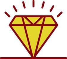 diseño de icono de vector de diamante