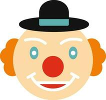 Clown Vector Icon Design