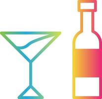 Alcoholic drink Vector Icon Design