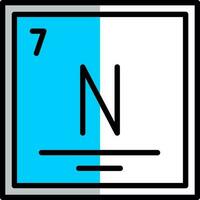 Nitrogen Vector Icon Design