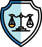 Law firm Vector Icon Design