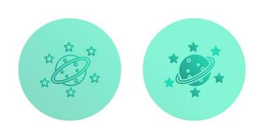 Saturn Vector Icon