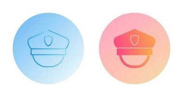 Police Hat Vector Icon