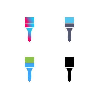 Unique Brush Vector Icon