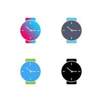 icono de vector de reloj de pulsera