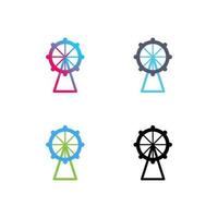 Ferris Wheel Vector Icon