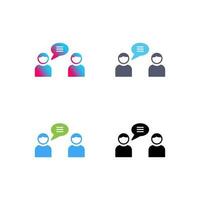 Chatting Vector Icon